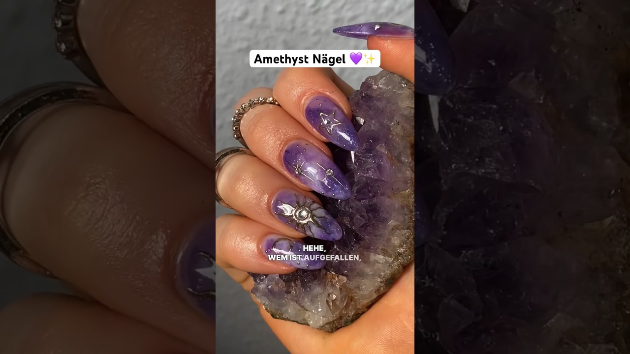 amethyst nails tutorial｜TikTok Arama