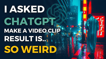 I ASKED CHATGPT TO MAKE ME A VIDEO CLIP FOR THE SONG KAVINSKY - NIGHTCALL... SO WEIRD