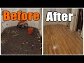 Wood Floor Restoration Start To Finish | THE HANDYMAN |