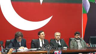 Barrister Gohar Ali Khan Important Press Conference in Islamabad