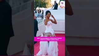 Indian Craftsmanship Shines As Rida Tharana Walks The Cannes Red Carpet I HerZindagiBuzz