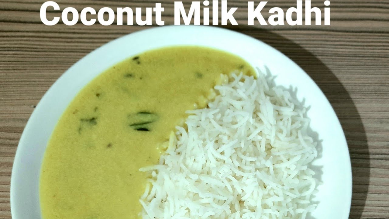 Satvic Coconut Milk Kadhi How to make Coconut Milk Kadhi कढी कैसे
