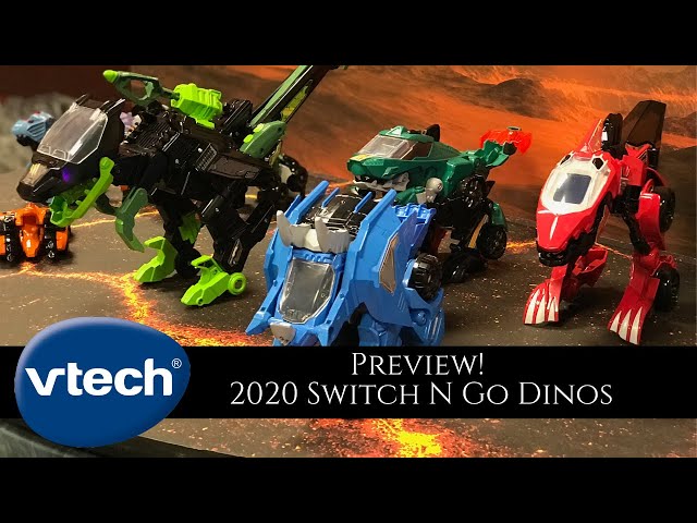 Preview! VTECH 2020 Switch N Go Dinos - Toy Fair 2020 - YouTube