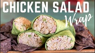 Chicken Salad Wrap | Mustard Aioli Chicken Salad Wrap | Mustard Aioli