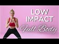 30MIN LOW IMPACT FULL BODY HOME WORKOUT BODYWEIGTH EXERCISES ONLY | HIIT Home Workout No Equipment