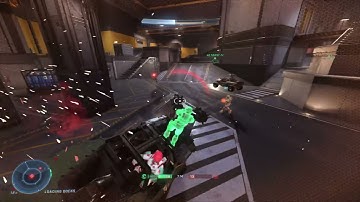 Halo Infinite Multiplayer - Jumping on the back of an enemy driven M12R 🤣 #haloclips #haloinfinite