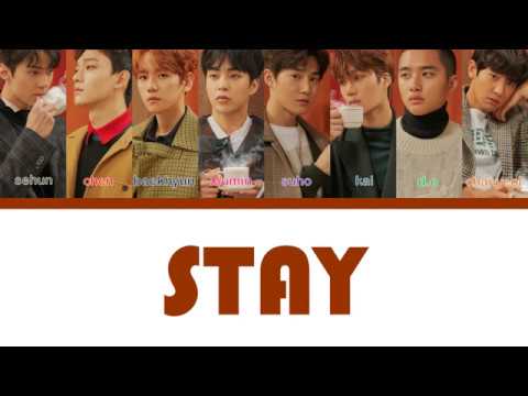 EXO - Stay (INDO ROM HAN LYRICS Colour coded)