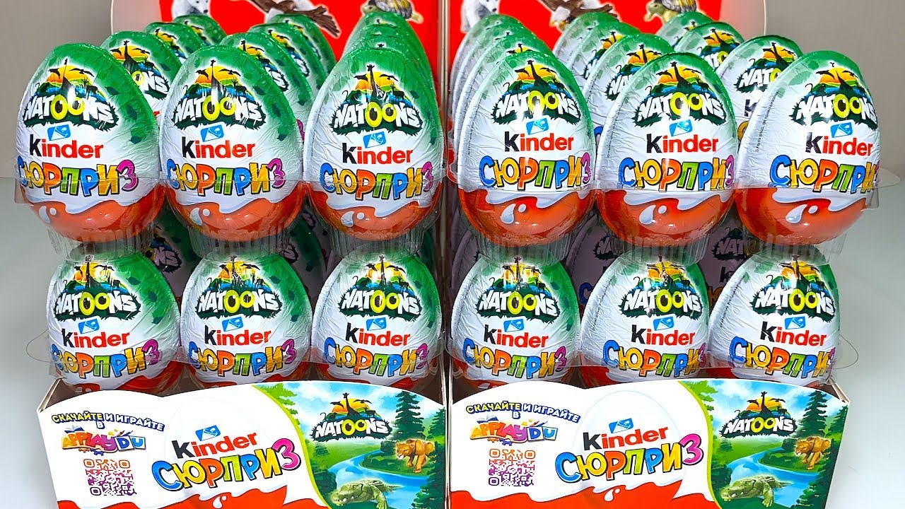Открывать яйца сюрпризы. Киндер Натунс игрушки. Kinder Natoons 2024 вся коллекция. Новая коллекция Натунс Киндер 2024.