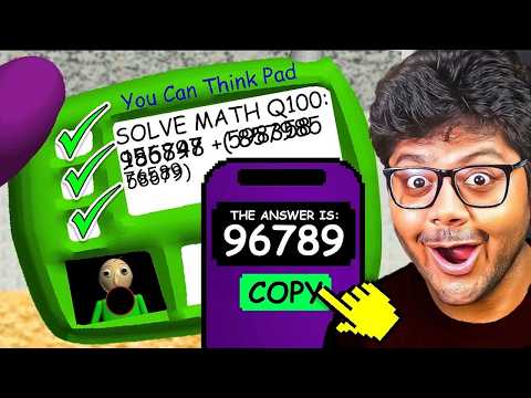 I Got The Impossible Question RIGHT! | Baldi's Basics 😱