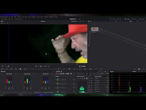 Супер Точный Метод! Как убрать зелёный фон из видео?  Davinci Resolve Хромакей\Кеинг\ Зелёный фон