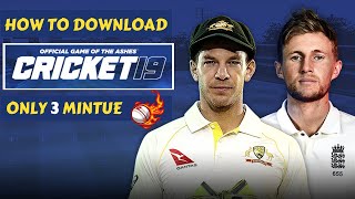 How To Download Cricket 19 | Free Game Download | screenshot 3