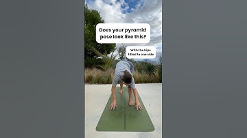 Try this for better stability in pyramid pose