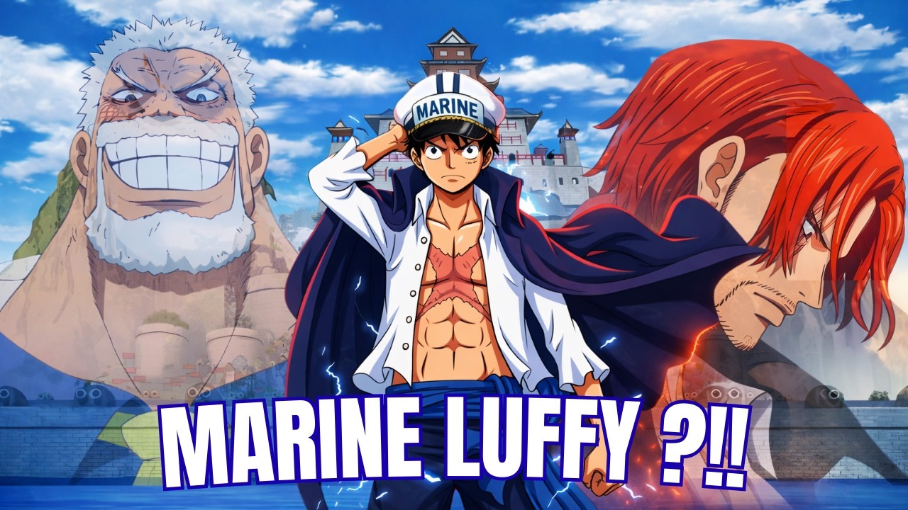 What If Luffy Joined the Marines? The One Piece Story - YouTube