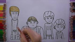 Rafadan Tayfa Boyama, Rafadan Tayfa Nasıl Boyanır, Coloring Rafadan Tayfa