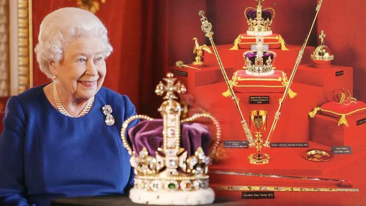 Сокровищ британии. Queen Elizabeth II Coronation. Queen Elizabeth Crown. Crown Jewels Tower of London.