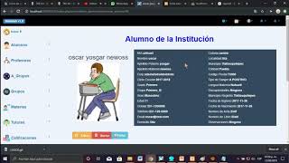 Reporte PDF EN CODIGO PHP CODEIGNITER CONTROL ESCOLAR