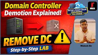 Day 33 | How to Demote a Domain Controller | Remove AD DS Safely (Full LAB Guide)