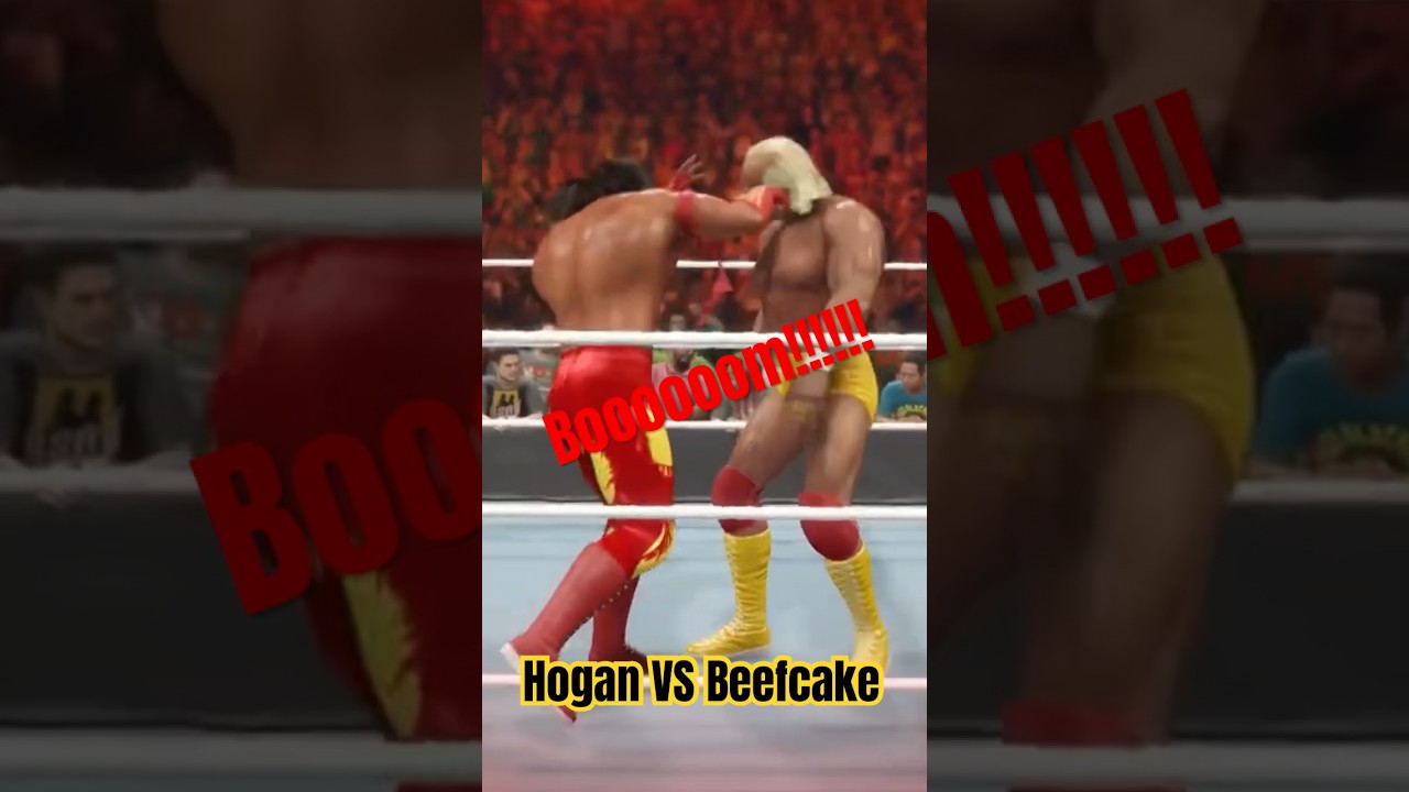 Hulk Hogan VS Brutus Beefcake 