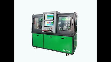 dual screen double system injector pump test bench EUS900 test cummins M11 EUI