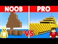 Mega yacht  noob vs pro build challenge in minecraft