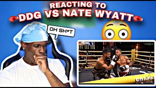 DDG vs Nate Wyatt Full Boxing Match Reaction!!