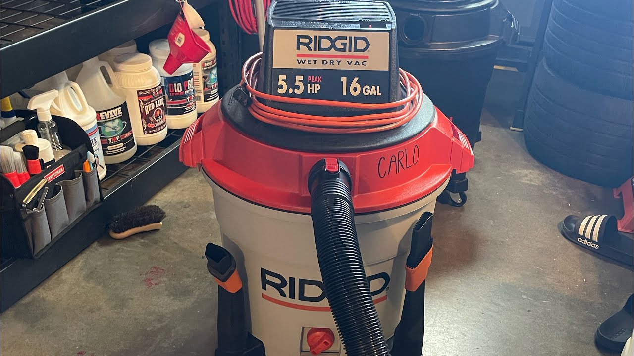 1998/2001 ridgid wd16300 16 gallon 5.5 PEAK HP Wet Dry Vac.