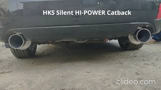 Subaru Legacy GT Exhaust. Catback: Stock vs HKS Silent HiPower