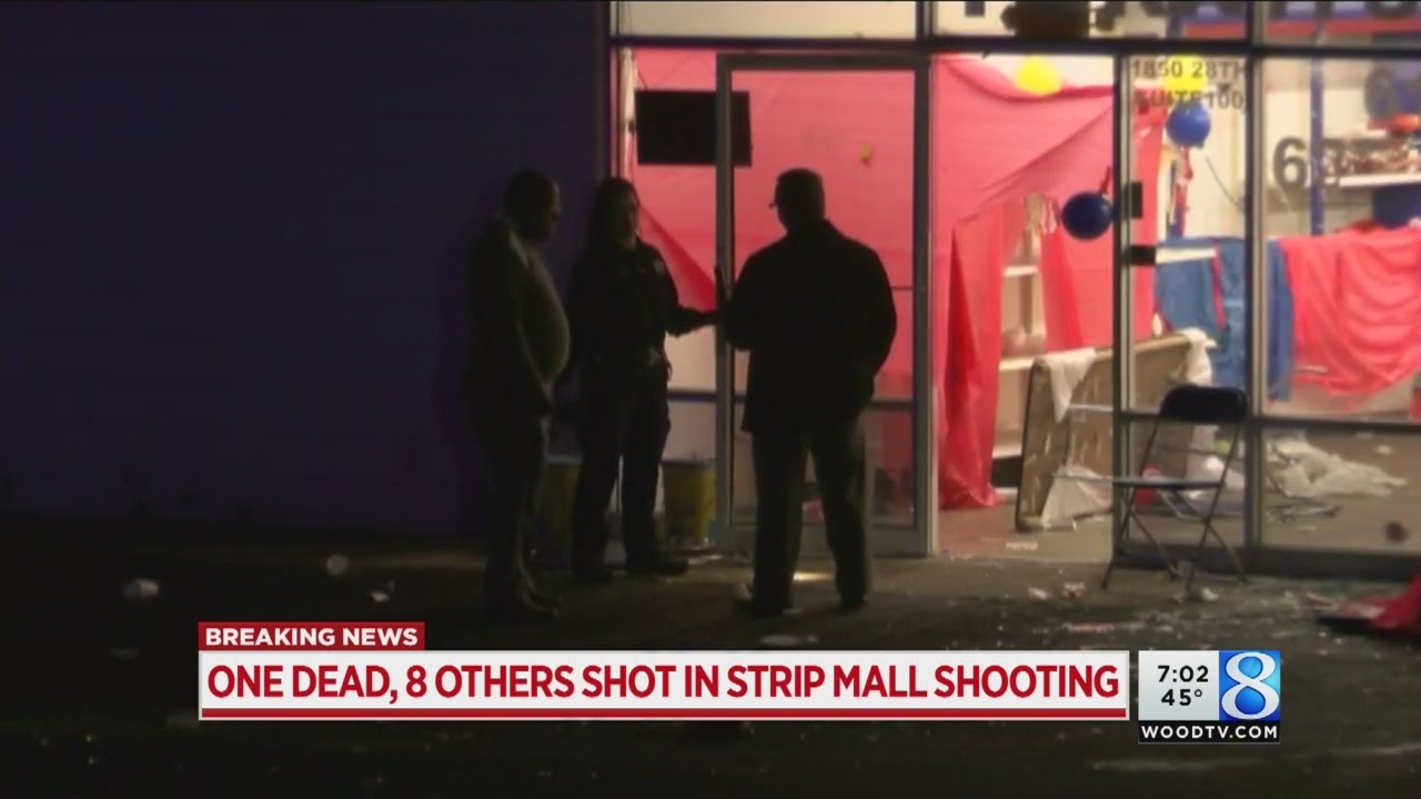 One killed, 8 hurt in Grand Rapids shooting - YouTube