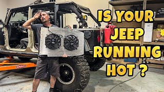 STOPPING JEEP JK ENGINE BAY HEAT | Ventilated Hood Upgrade