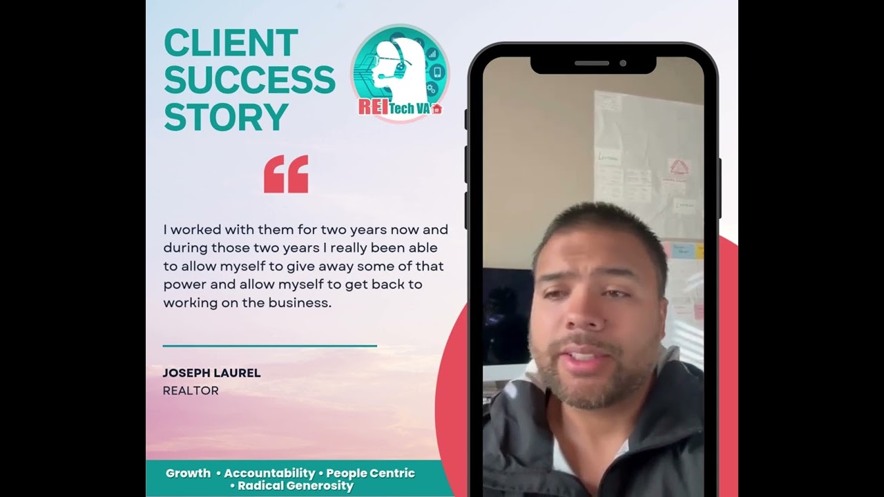 Client Success Story - Joe Laurel, Realtor