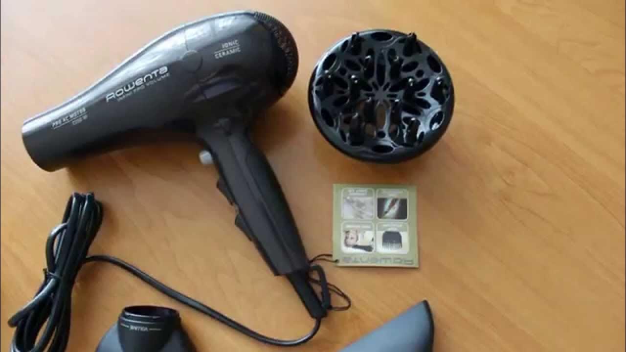 Как разобрать фен rowenta infini pro Rowenta infini pro volume unboxing - YouTube