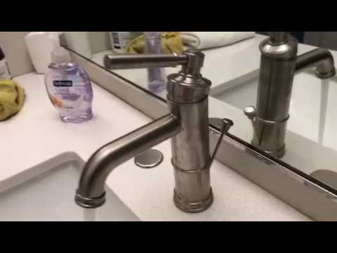 Hansgrohe Status Bathroom Faucet Brushed Nickel Color Silver