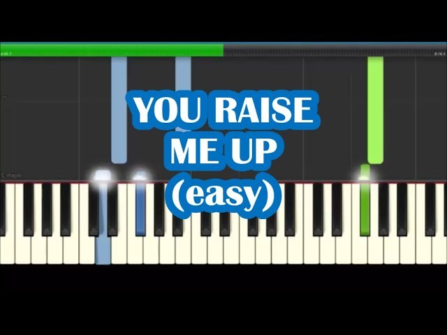 You Raise Me Up Easy Piano Tutorial Youtube