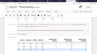 Data Preprocessing for Machine learning in Python _part 4 (label encoding and spliting of data )