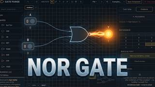 Full NOR Gate Implementation Using Gate Forge | Digital Logic Design Update