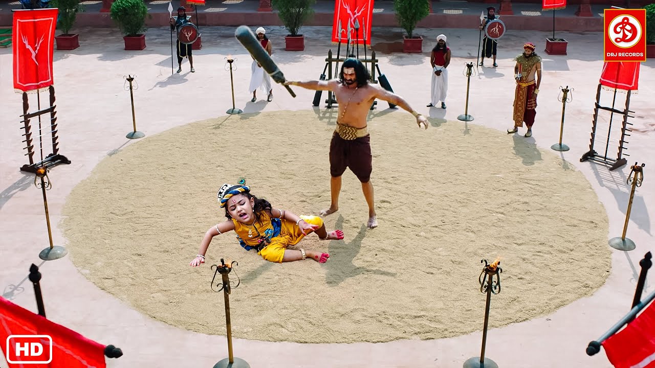 कान्हा और मामा कंस के द्वंध युद्ध के बीच कंस ने छल से कान्हा पर किया प्रहार | यशोमती मईया के नंदलाला