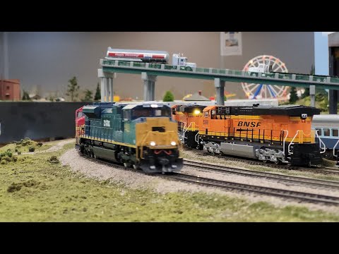 HO Scale Model Trains at CIRC in Des Moines, IA during 2025 Iowa State Fair on August 15th, 2025