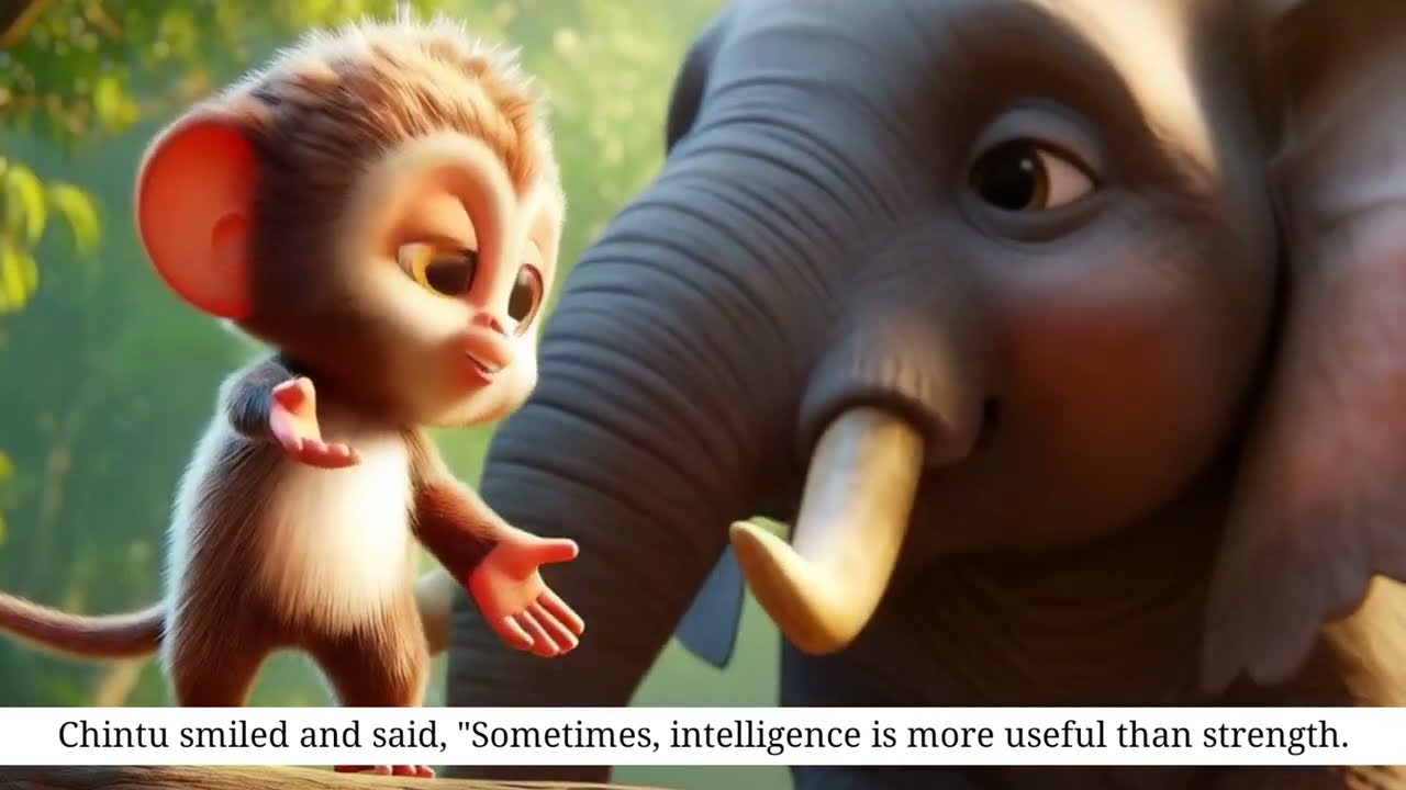 Clever monkey / moral story for kids / animal story for kids / Disney style story 