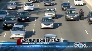 ADOT Report: Total crashes up, fatalities down in 2018