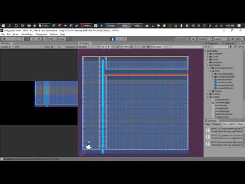 Panic Room 025 - Grid Overlay Hallway Line Indicators