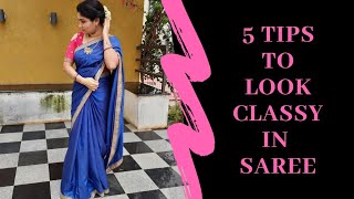How To Look Beautiful And Cly In Saree