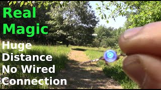 Wireless electricity - 1 wire transmission experiments part 2