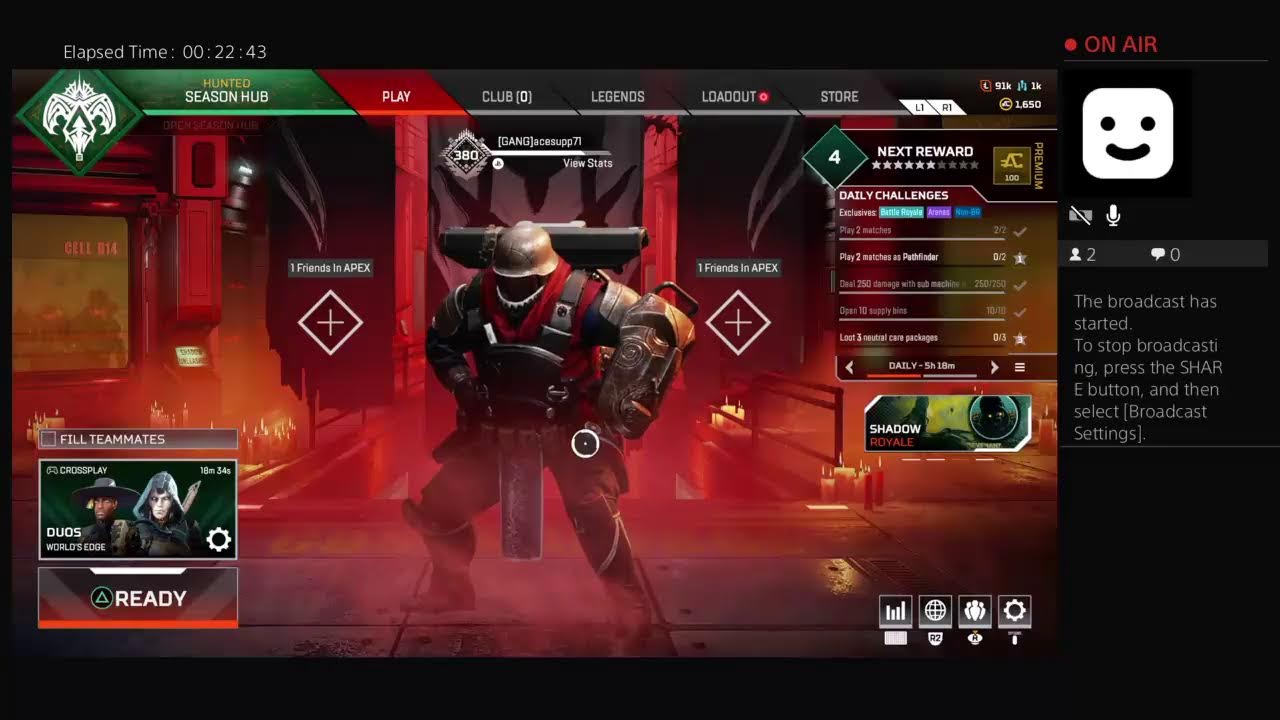 acesupp71's Live PS4 Broadcast