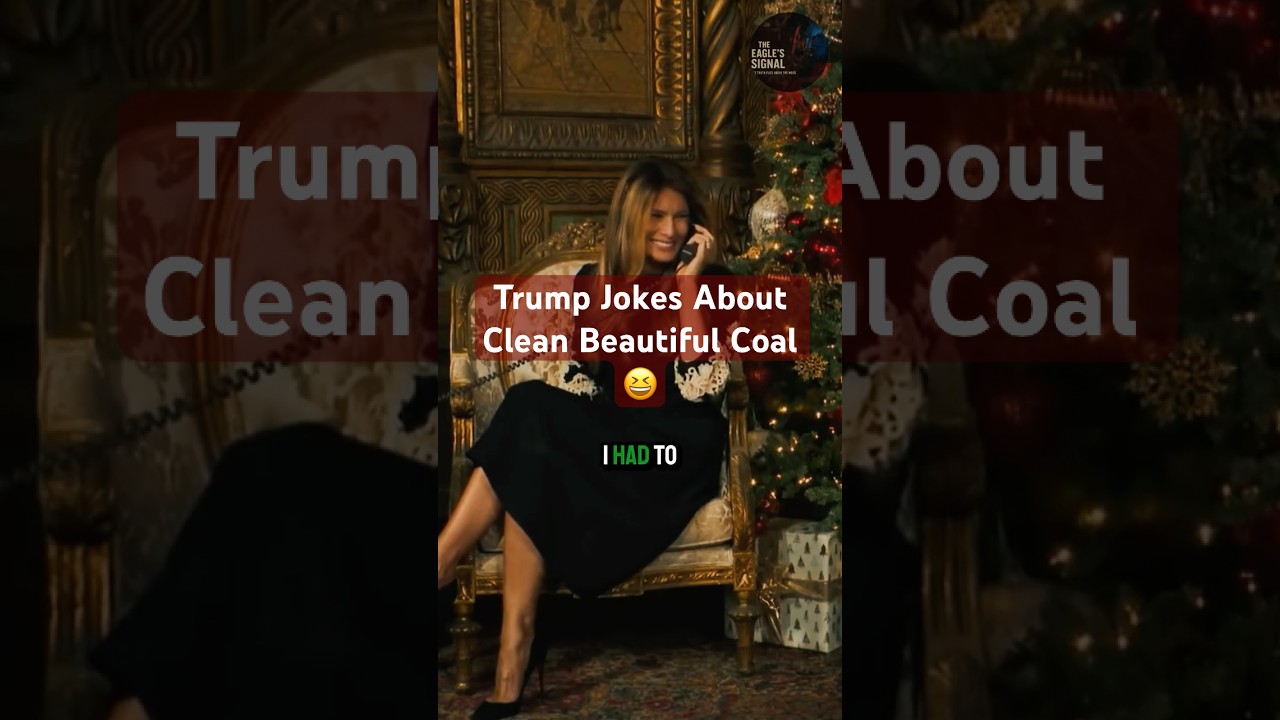 Чистый, прекрасный уголь. Рождественский момент Трампа 😅 