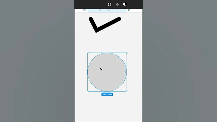 Design Icon-check in easy steps | Figma Icon Design #shortsfeed