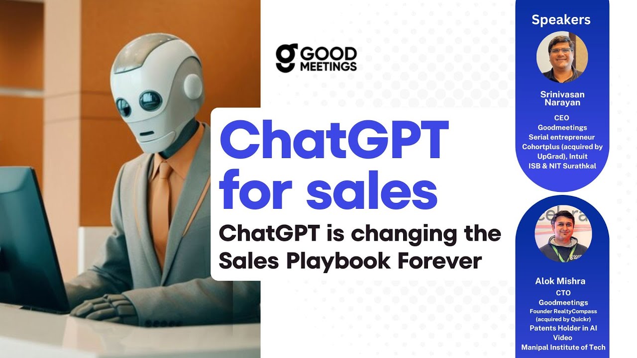 ChatGPT for Sales. ChatGPT is changing the sales playbook forever - YouTube