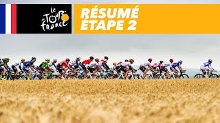 Résumé - Étape 2 - Tour de France 2017