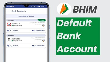 how to change default bank account in bhim app | bhim app me default account kaise change kare