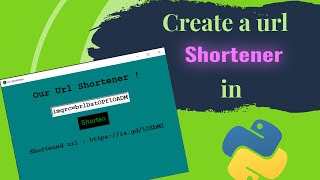 Python GUI: Tkinter Create a Url Shortener In python (አማርኛ) #2