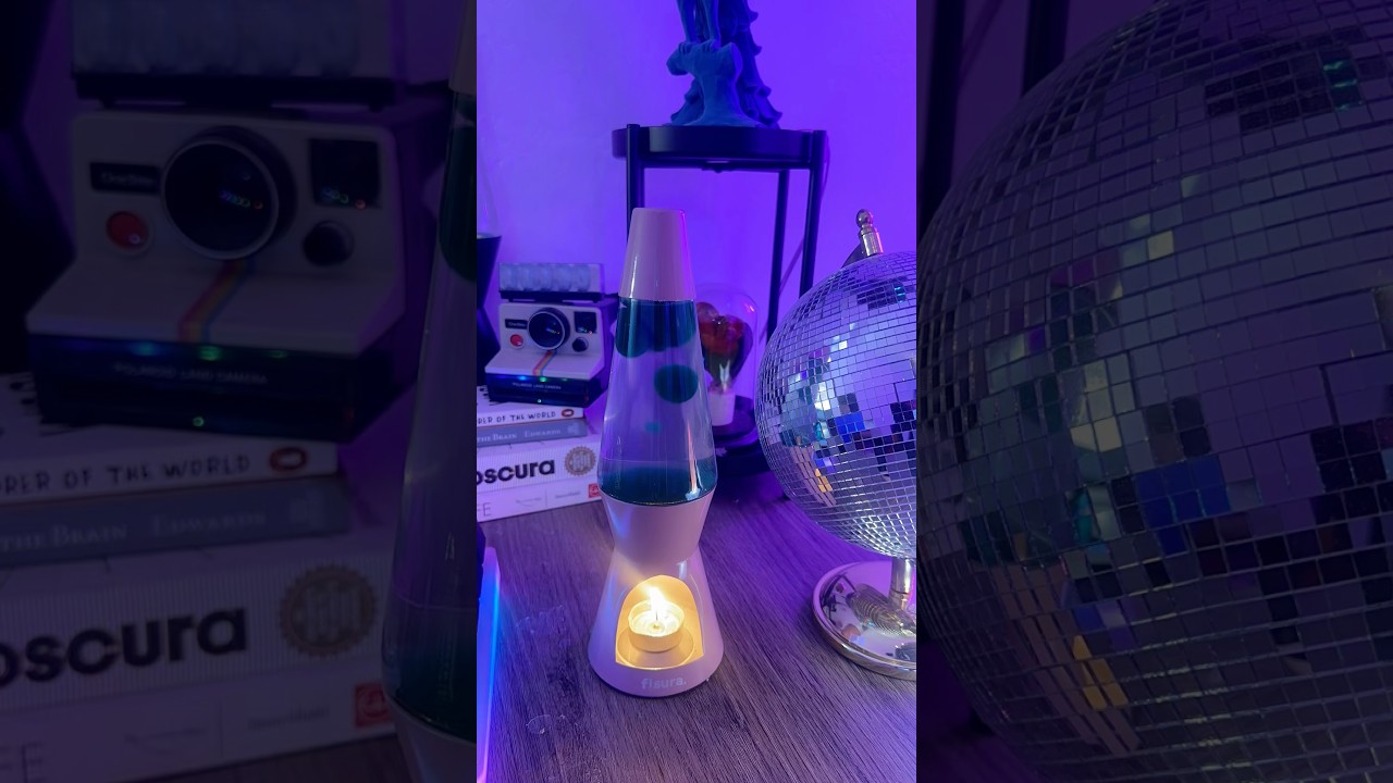 Лавовая лампа на свече 🕯️